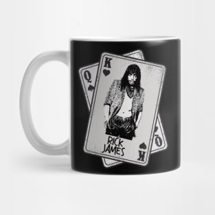 Retro Rick James 80s Card Style Mug